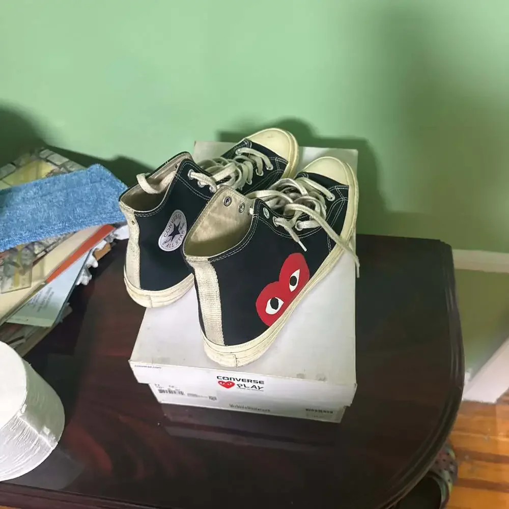 Converse x PLAY Comme des Garçons Chuck Taylor 70 Unisex Size Men 8.5 Women 10.5 - Picture 5 of 5